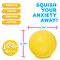 Power Your Fun Arggh Stress Ball for Adults and Kids - Yellow/Orange